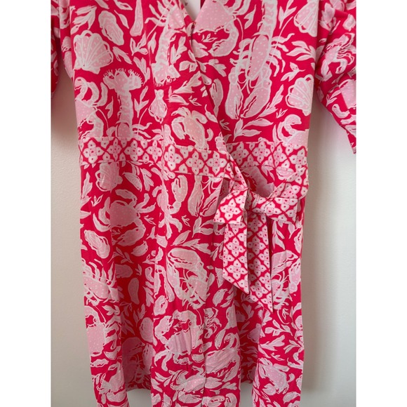 Lilly Pulitzer Ibby Skirted Romper – Cane Coral Crab – Medium – NWT - Picture 4 of 6